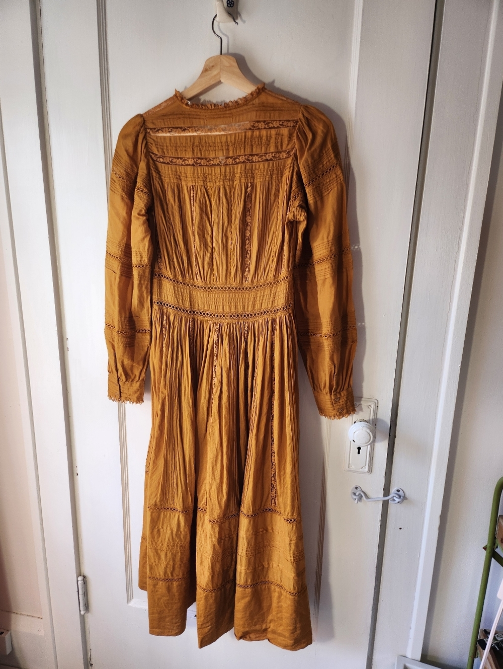 Doen Vicia Midi Dress Yellow Jasper XS - Picture 9 of 13